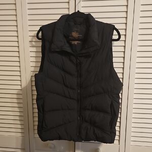 L.L. Bean Women's Midnight Black Quilted Vest